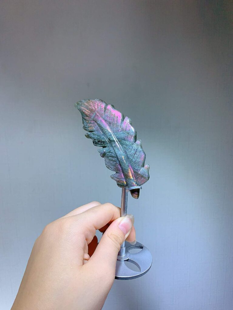 Crystal Feather Decorations