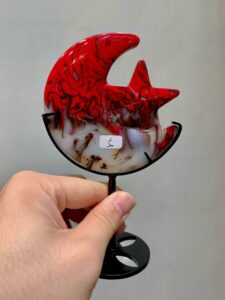 Crystal Star & Moon Decorations – Design 2