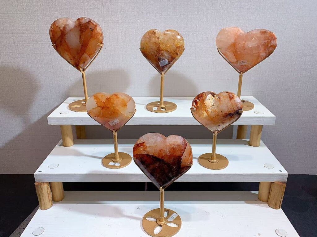 Crystal Heart Decorations