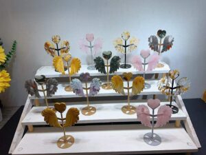 Crystal Heart Wing Decorations – Design 4