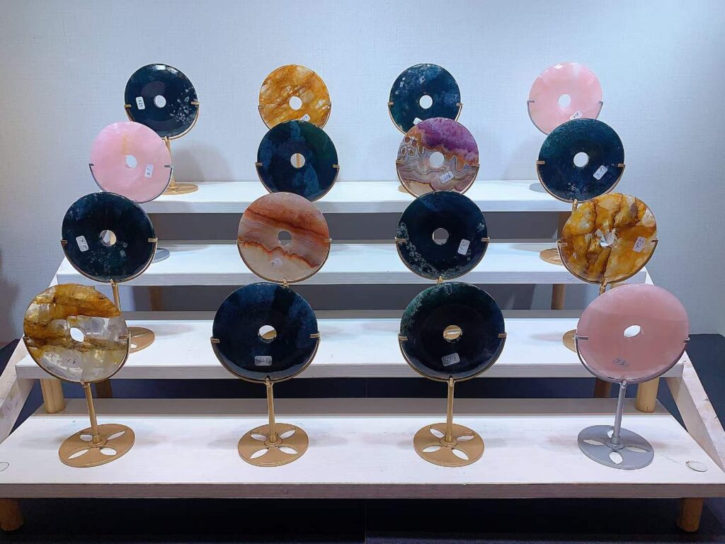 Crystal Peace Donut Decorations