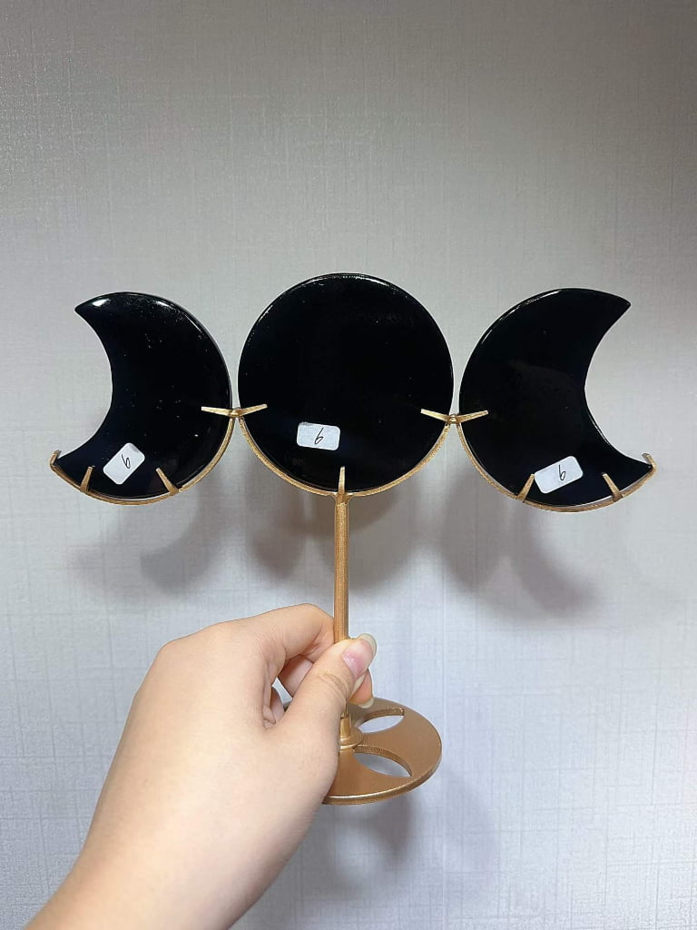 Crystal Triple Moon Decorations