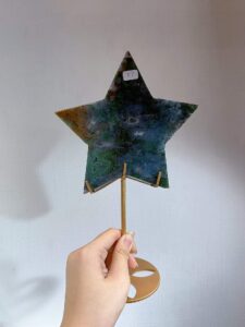 Crystal Five-Pointed Star Decorations – Design 1