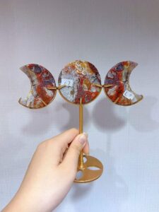 Crystal Triple Moon Decorations