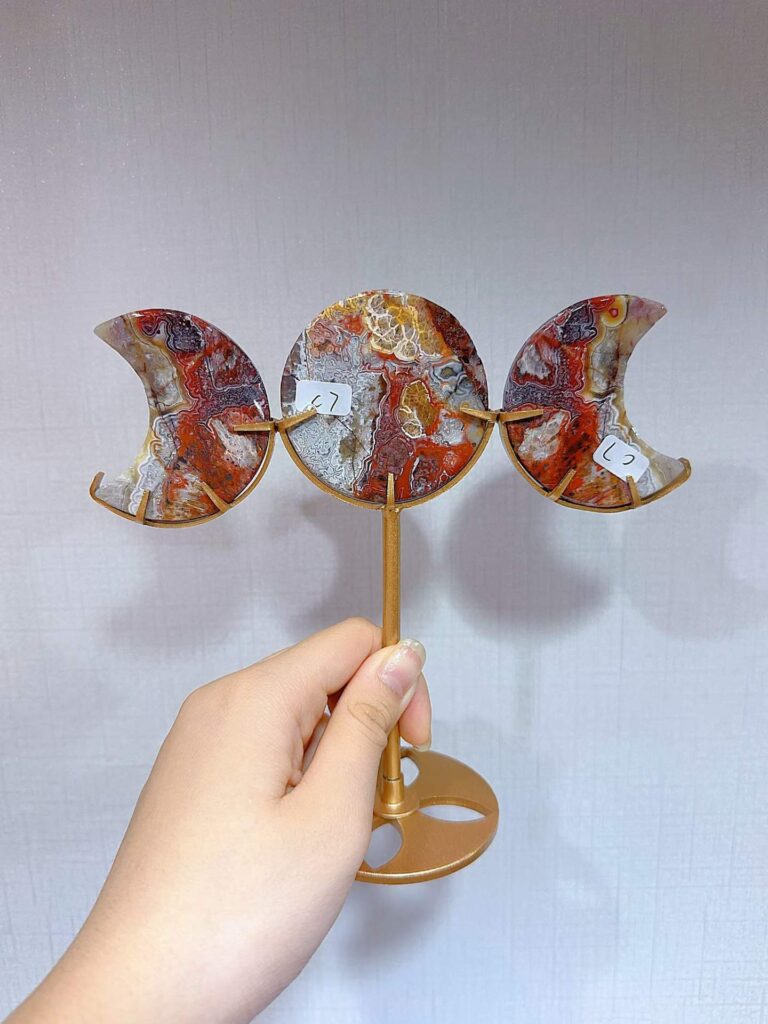 Crystal Triple Moon Decorations