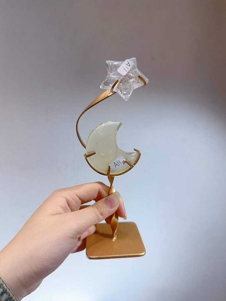 Crystal Star & Moon Decorations – Design 1