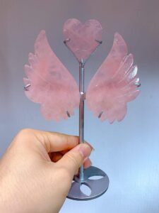 Crystal Heart Wing Decorations – Design 3