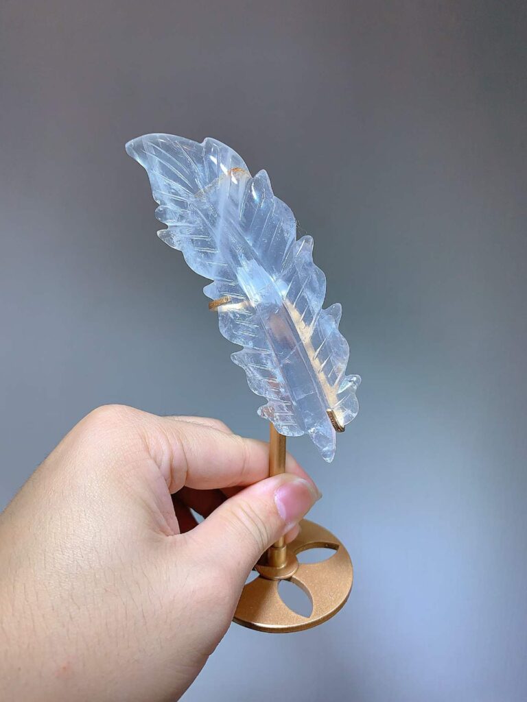 Crystal Feather Decorations