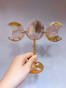 Crystal Triple Moon Decorations