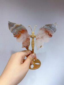 Small Crystal Butterfly Wing Decorations