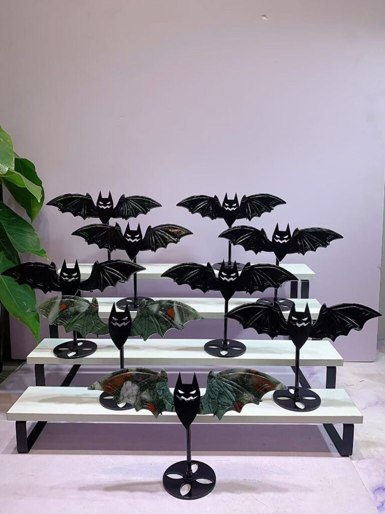 Large Crystal Bat Wing Decorations