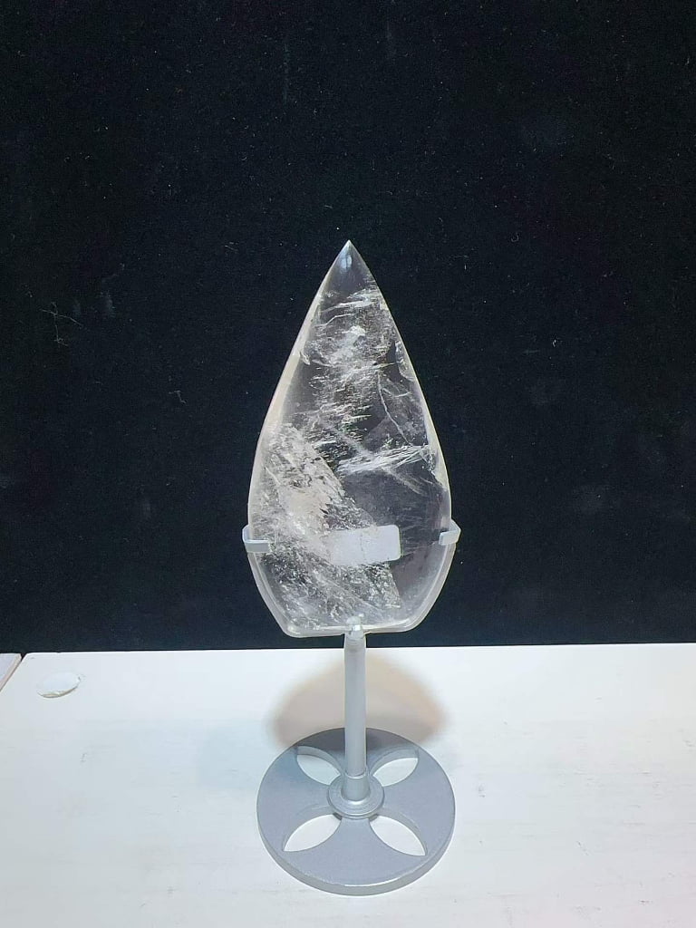 Clear Quartz Teardrop Decorations