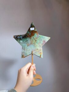 Crystal Five-Pointed Star Decorations – Design 1
