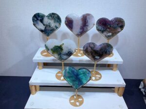 Crystal Heart Decorations