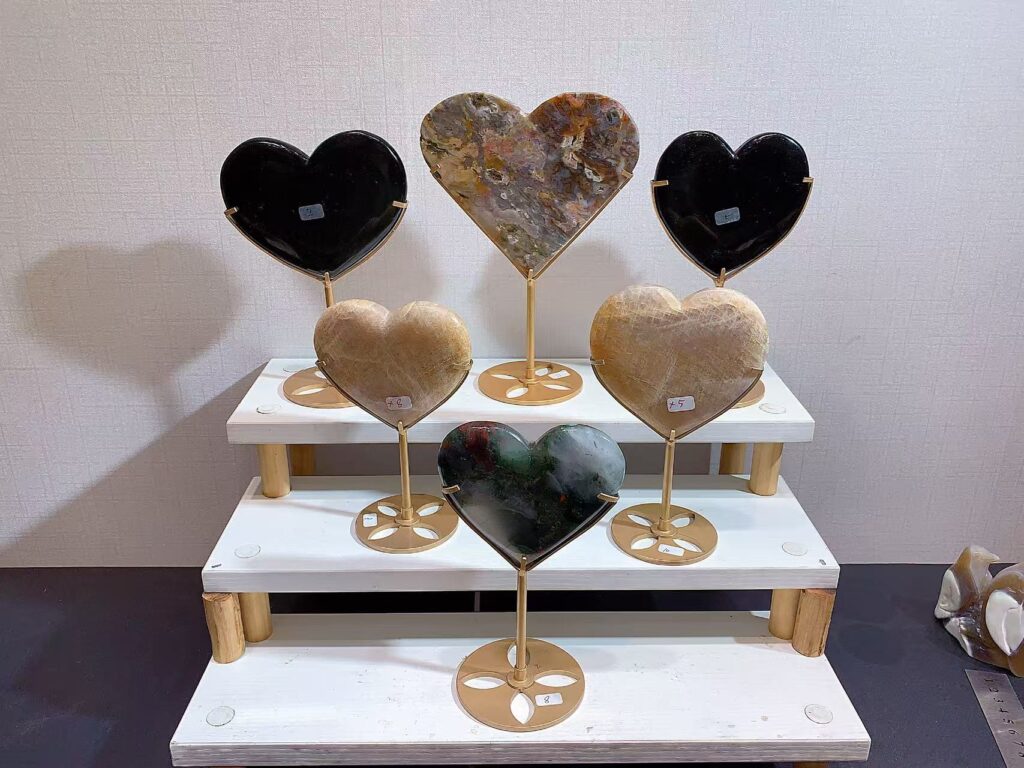 Crystal Heart Decorations