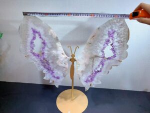 Large Pink & Purple Crystal Butterfly Wing Decorations – Selection 2