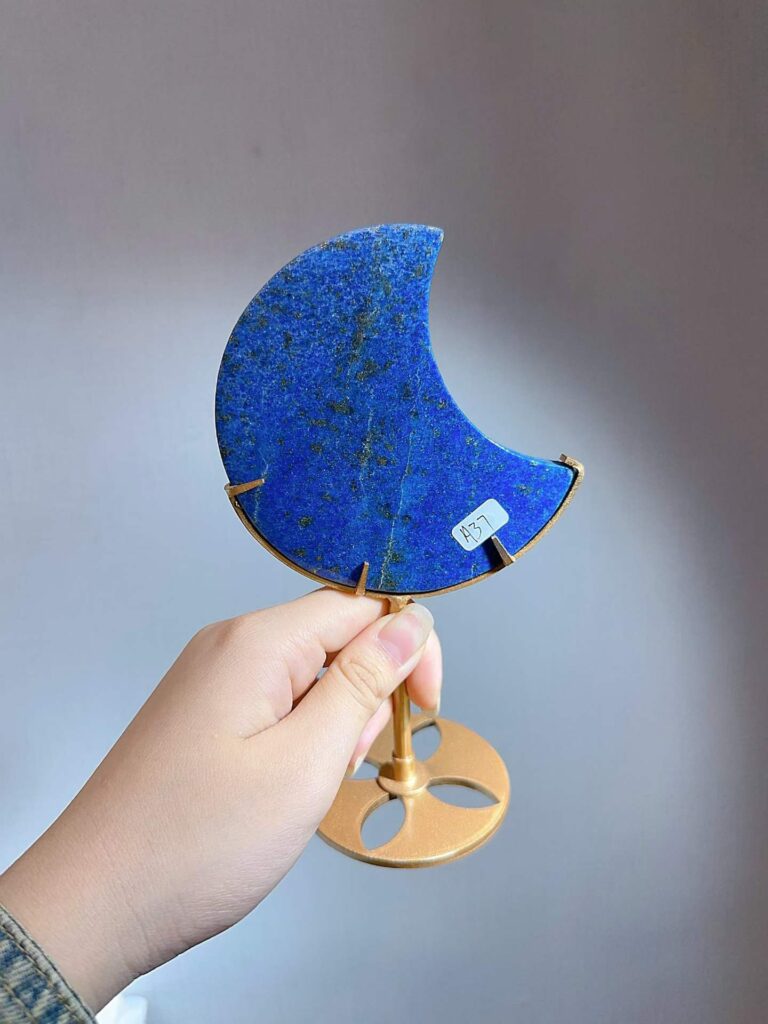 Lapis Lazuli Crescent Moon Decorations