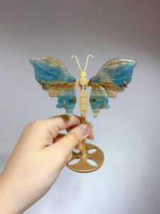 Small Crystal Butterfly Wing Decorations