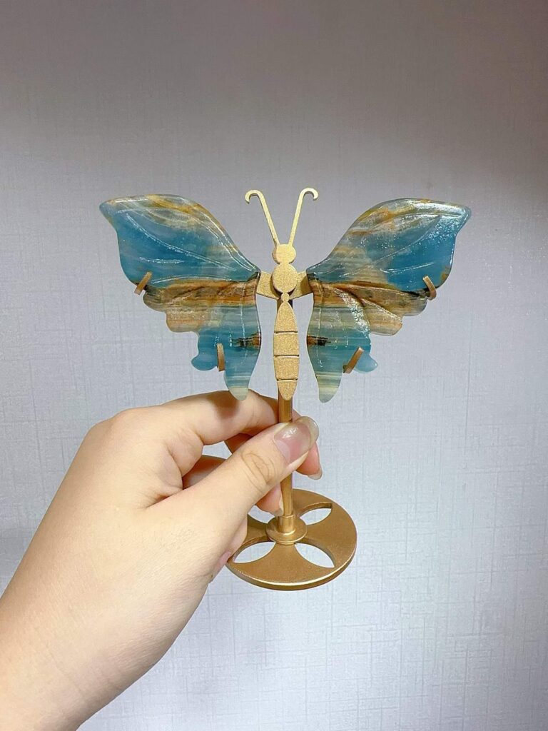 Small Crystal Butterfly Wing Decorations