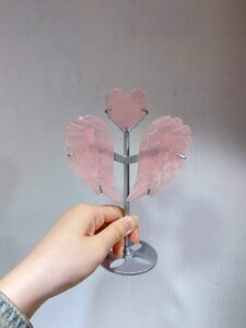 Crystal Heart Wing Decorations – Design 4