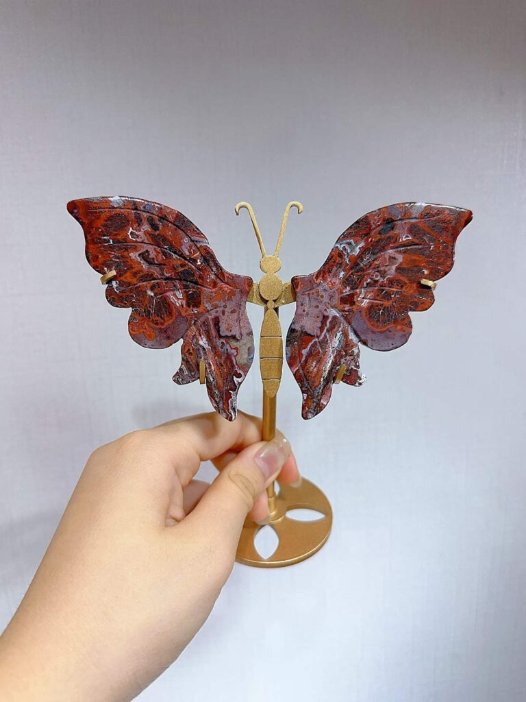 Small Crystal Butterfly Wing Decorations