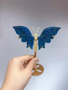Small Crystal Butterfly Wing Decorations