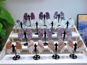 Crystal Fallen Angel Wing Decorations