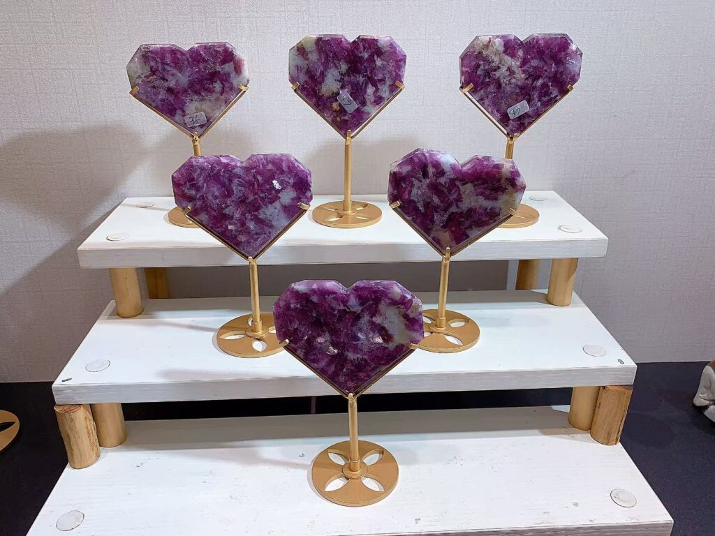 Crystal Heart Decorations