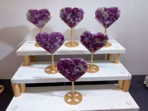 Crystal Heart Decorations