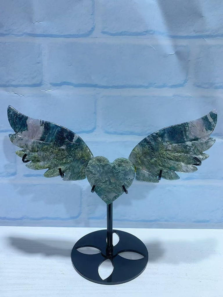 Crystal Heart Wing Decorations – Design 2