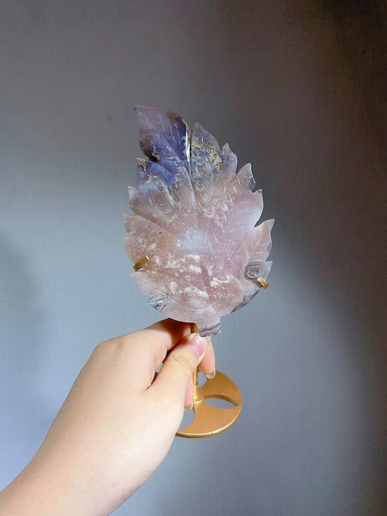 Crystal Leaf Decorations