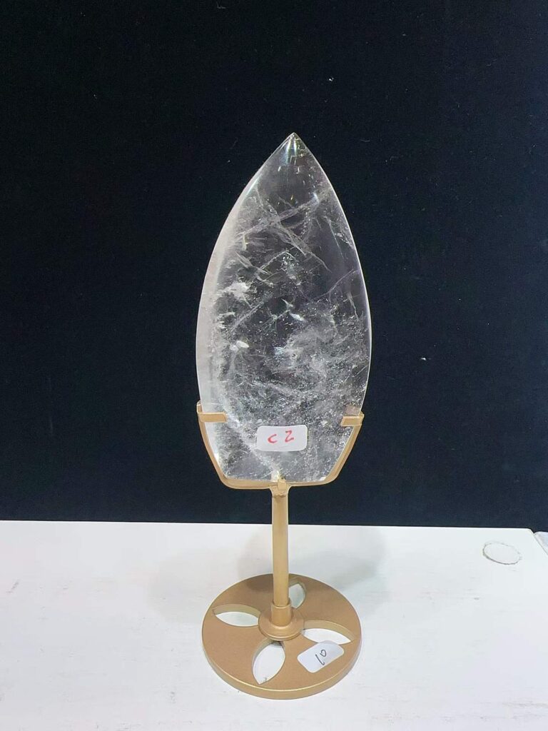 Clear Quartz Teardrop Decorations