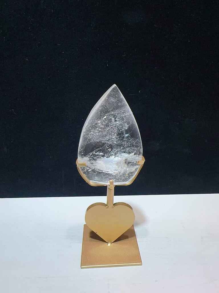Clear Quartz Teardrop Decorations