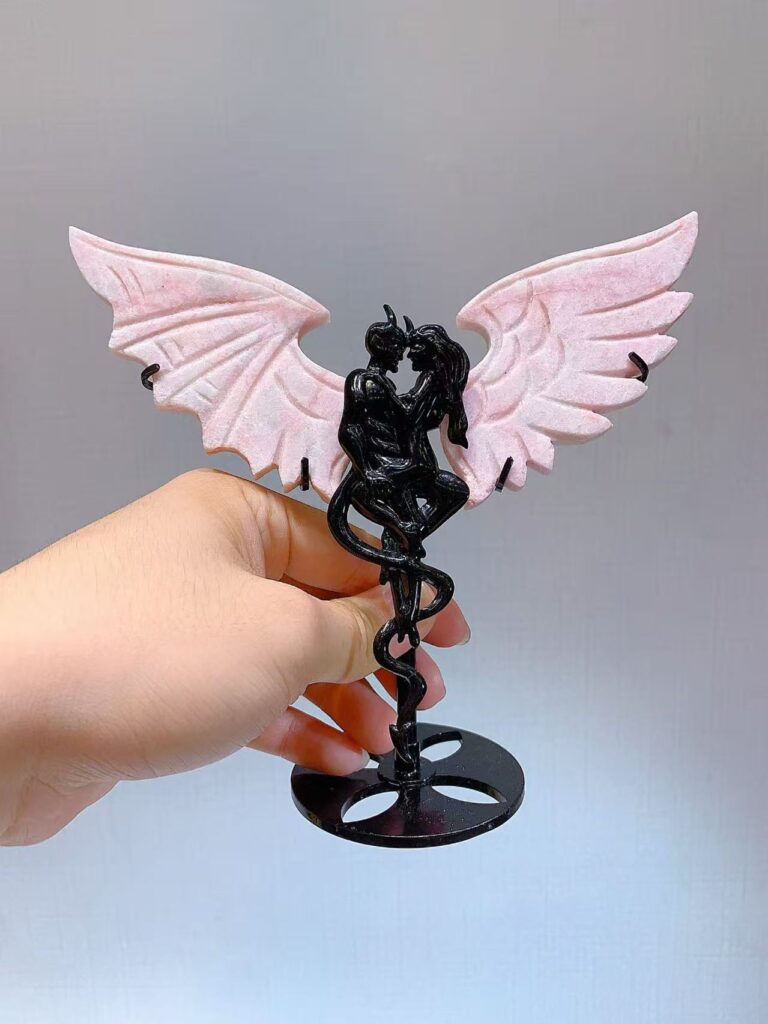 Small Crystal Devil Angel Wing Decorations