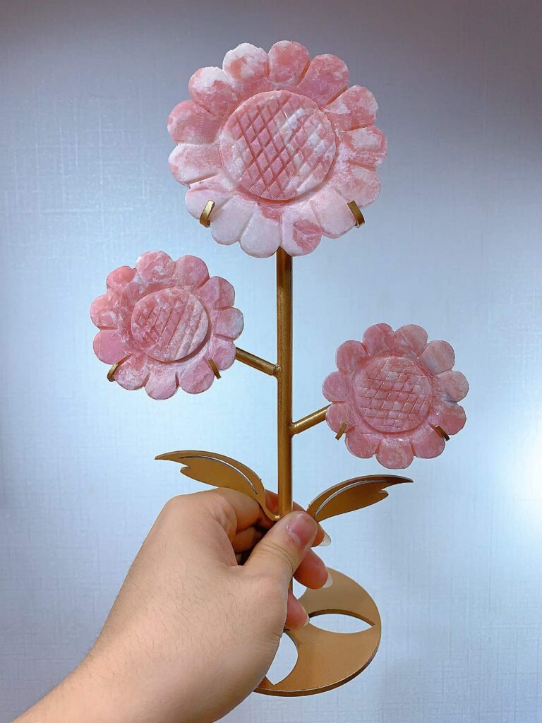 Pink Opal Three-Sunflower Decorations