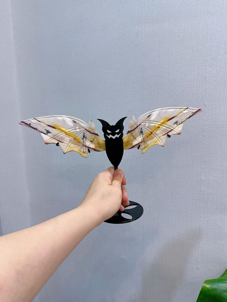 Large Crystal Bat Wing Decorations