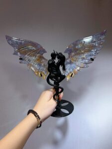 Large Crystal Devil Angel Wing Decorations