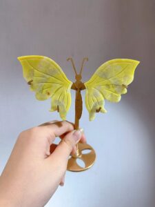 Small Crystal Butterfly Wing Decorations