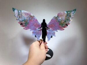 Large Crystal Archangel Wing Decorations
