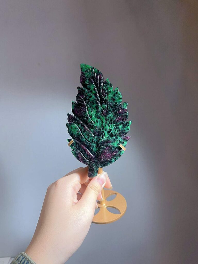 Crystal Leaf Decorations