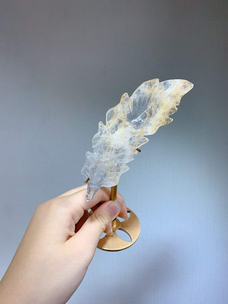 Crystal Feather Decorations