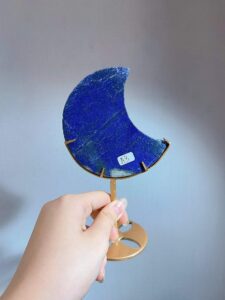 Lapis Lazuli Crescent Moon Decorations