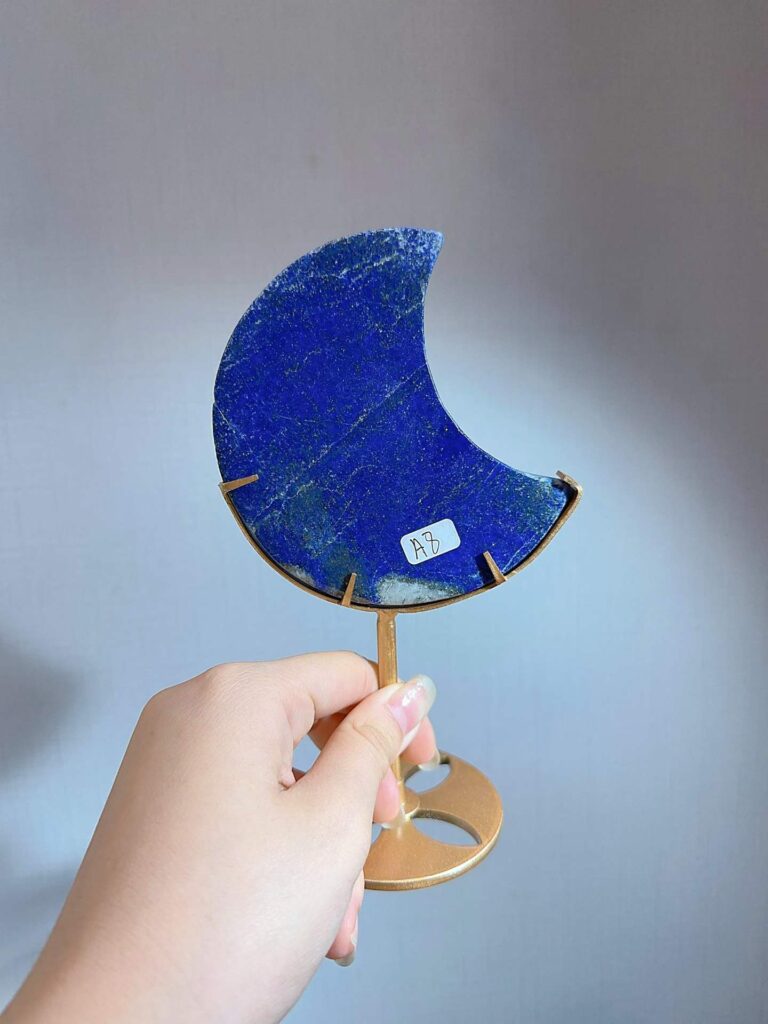 Lapis Lazuli Crescent Moon Decorations