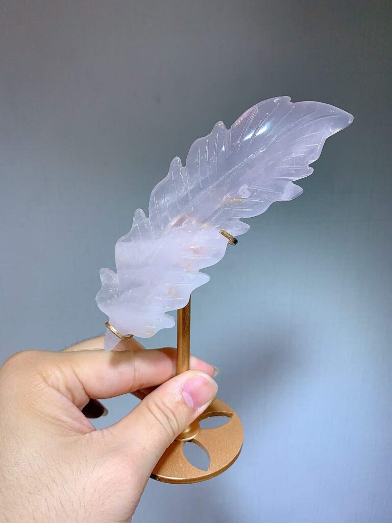 Crystal Feather Decorations