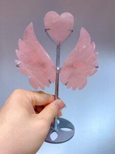 Crystal Heart Wing Decorations – Design 3