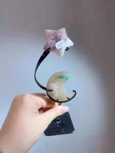 Crystal Star & Moon Decorations – Design 1