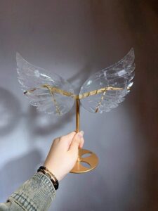 Crystal Angel Wing Decorations