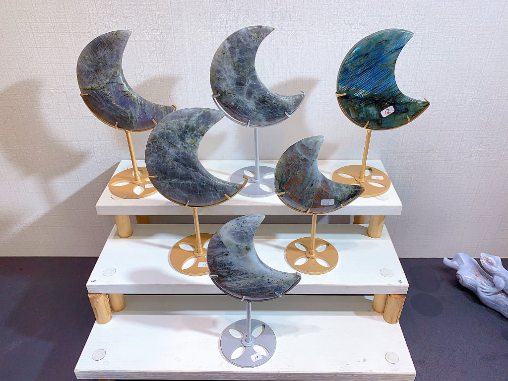 Crystal Crescent Moon Decorations Assortment
