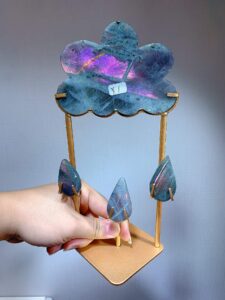 Crystal Cloud & Rain Decorations