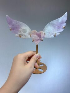 Crystal Heart Wing Decorations – Design 2
